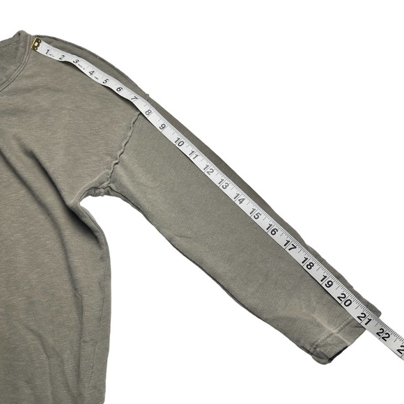 James Perse Standard | Women | Supima Cotton Exposed Seam Popover Top | Size 1 - Picture 5 of 9